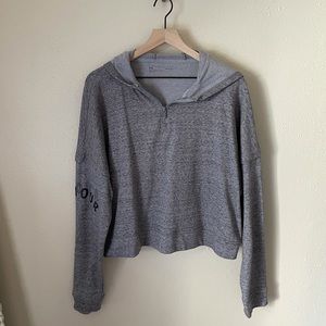 Under Armour long sleeve cropped hoodie
